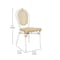 Flash Furniture Cannes Thonet French Bistro Stacking Chair, Natural PE Cane Rattan and White Aluminum Frame SDA-AD642110-1-NAT-WH-GG - alternate 9